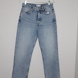 Zara Hi-Rise Straight Leg Jeans - NWT